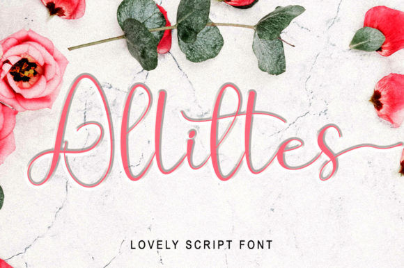 Allittes: A Magical Script Font for Digital Branding