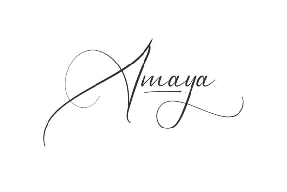 Amaya: A Graceful Script Font for Scroll-Stopping Marketing