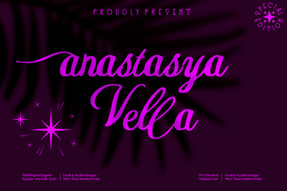 Anastasya Vella: The Handwritten Font That Makes Your Campaign Feel Human