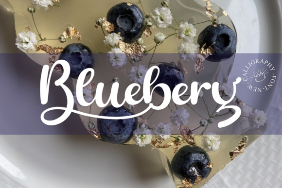 Bluebery: A Handwritten Font That Feels Like a Signature