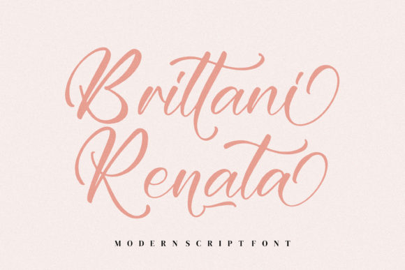 Brittani Renata: A Premium Script Font