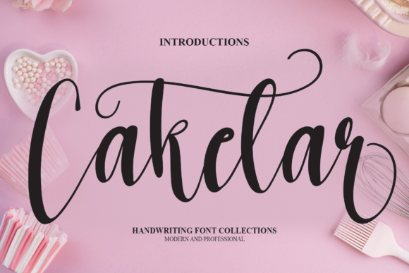 Caketar: A Script Font for Creative Makers