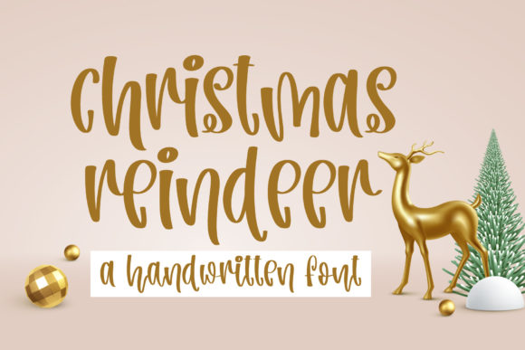 Christmas Reindeer: A Quirky Font for Creative Projects