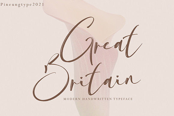 Great Britain Font for Creative Projects