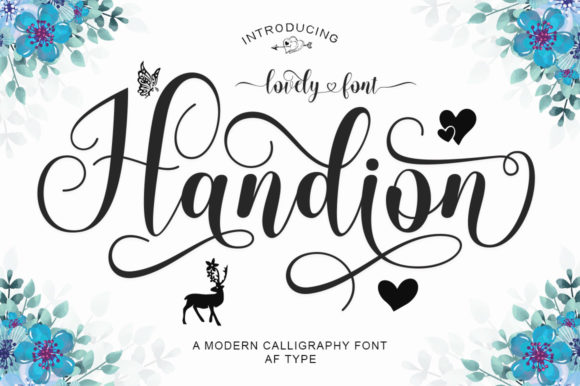 Handion: Elegant Handwritten Font for Crafters