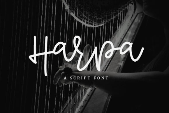 Harpa: A Whimsical Handwritten Font for Editorial Charm