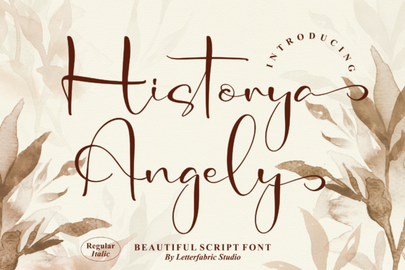 Historya Angely: A Script Font for Web Design