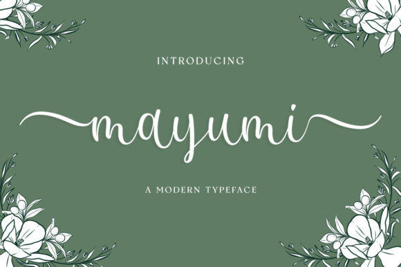 Mayumi: A Beautiful Script Font for Your Brand