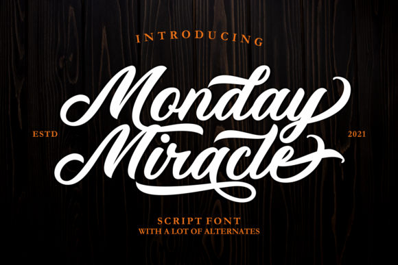 Monday Miracle Font for Business