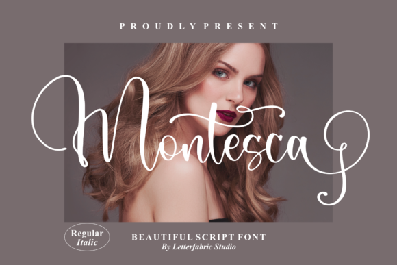 Montesca: A Script Font for Editorial Design