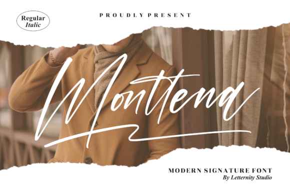 Monttena: A Thoughtful Script Font for Gentle Editorial Moments