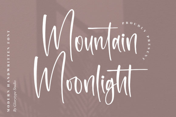 Mountain Moonlight: A Script Font That Feels Like Hand-Drawn Magic