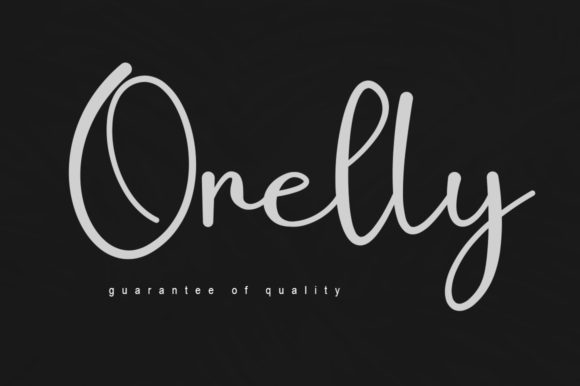 Orelly: A Romantic Script Font for Creative Projects