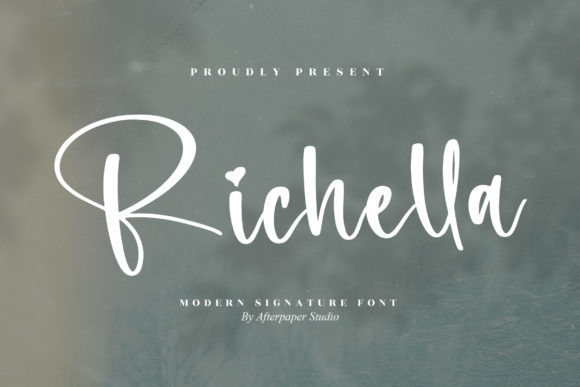 Richella: A Romantic Script Font That Elevates Handmade Design