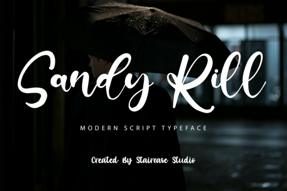Sandy Rill: A Stylish Script Font for Crafters