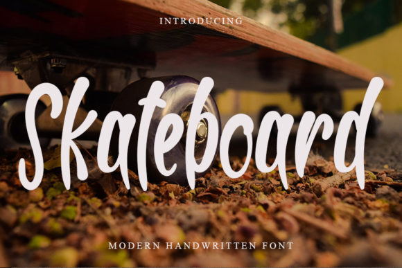 Skateboard: A Handwritten Font That Makes Your Brand Feel Human