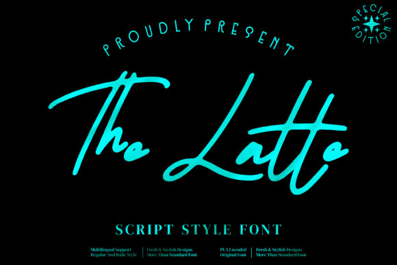 The Latte Font for Web Design