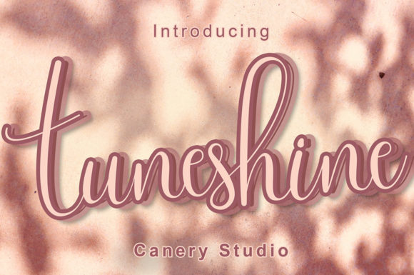 Tuneshine: A Warm, Polished Script Font for Small Business Branding
