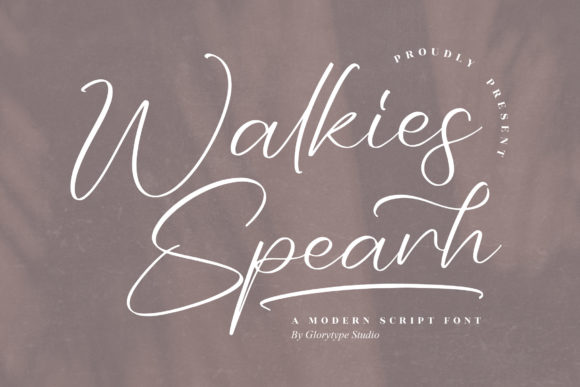 Walkies Spearh: A Stylish Script Font